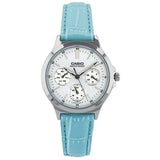 CASIO GENERAL LTP-V300L-2AUDF-P LEATHER WOMEN WATCH