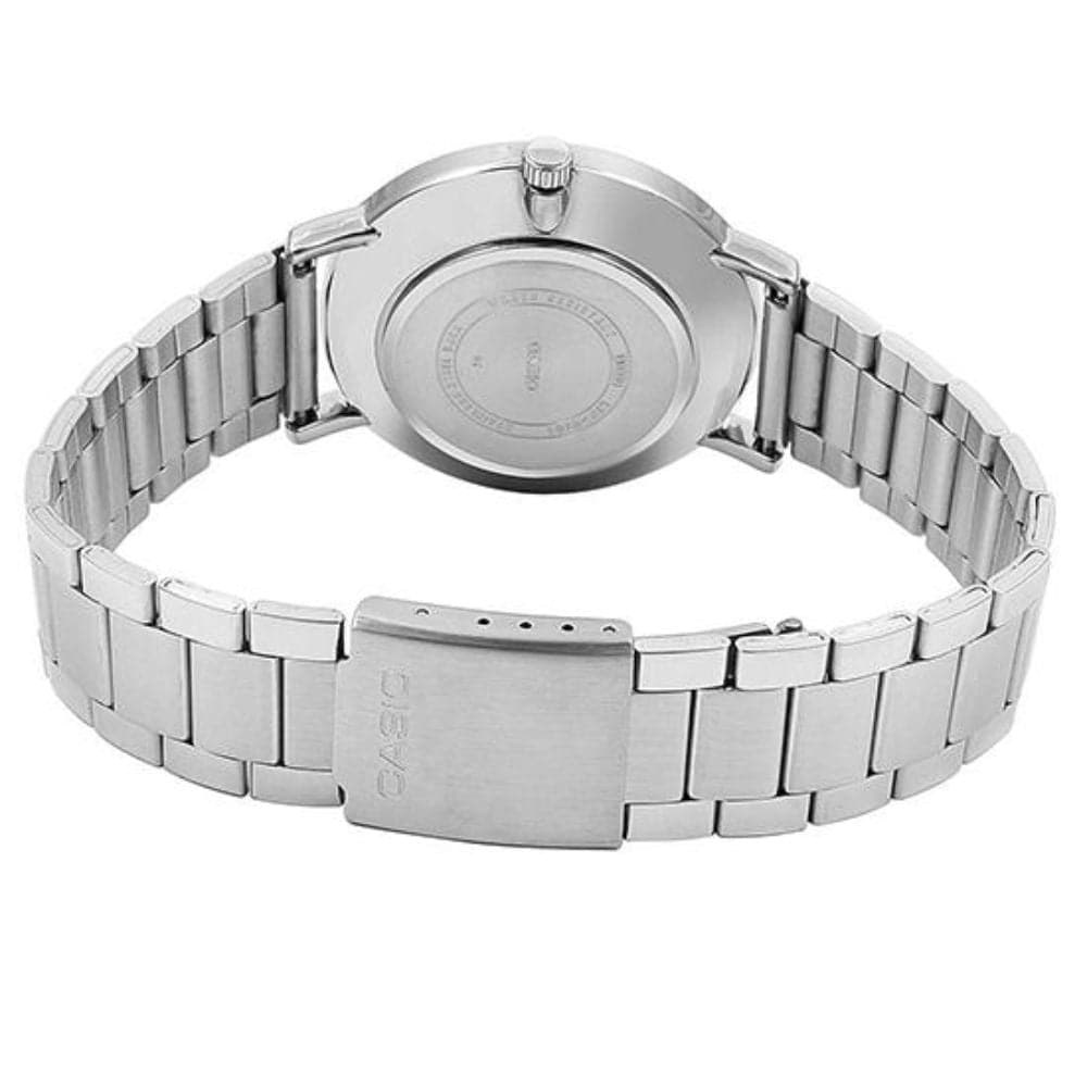 CASIO GENERAL LTP-VT01D-1BUDF STAINLESS STEEL MEN'S WATCH - H2 Hub Watches