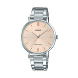 Casio General Silver Stainless Steel Strap Women Watch LTP-VT01D-4BUDF-P
