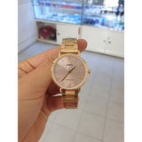 CASIO GENERAL LTP-VT01G-4BUDF GOLD STAINLESS STEEL STRAP WOMEN'S WATCH