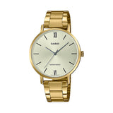 CASIO ANALOG LTP-VT01G-9BUDF-P GOLD STAINLESS STEEL WOMEN WATCH