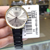 CASIO GENERAL LTP-VT01GB-9BUDF BLACK STAINLESS STEEL LADIES WATCH