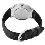 CASIO ENTICER LTP-VT01L-1BUDF-P BLACK LEATHER WOMEN WATCH