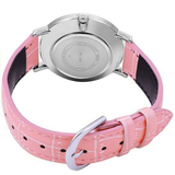 Casio General Pink Leather Women Watch LTP-VT01L-4BUDF-P