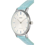 CASIO ENTICER LTP-VT01L-7B3UDF-P BLUE LEATHER WOMEN WATCH