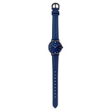 CASIO ENTICER LTP-VT02BL-2AUDF-P BLUE LEATHER WOMEN WATCH