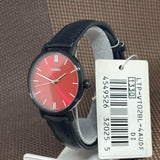 CASIO GENERAL LTP-VT02BL-4AUDF-P BLACK LEATHER WOMEN WATCH