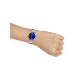Casio General Blue Dial Silver Stainless Steel Strap Unisex Watch LTP-VT02D-2AUDF-P