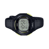 CASIO GENERAL LW-203-1BVDF-P BLACK RESIN STRAP WOMEN WATCH