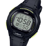 CASIO GENERAL LW-203-1BVDF-P BLACK RESIN STRAP WOMEN WATCH