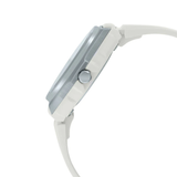 Casio General Silver Dial With White Resin Strap Women Watch LWA-300H-7EVDF-P
