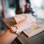 ARIES GOLD ENCHANT VERONA GOLD STAINLESS STEEL L 5021 G-MB WOMEN'S WATCH - H2 Hub Watches