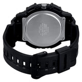Casio General Chronograph Red Dial Black Resin Strap Men Watch MCW-200H-4AVDF-P