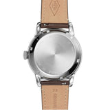 FOSSIL TOWNSMAN TWIST SILVER STAINLESS STEEL ME1163 BROWN LEATHER STRAP MEN'S WATCH - H2 Hub Watches