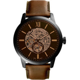 FOSSIL TOWNSMAN ME3155 BROWN LEATHER MEN WATCH