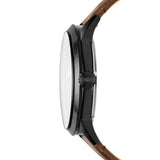 FOSSIL TOWNSMAN ME3155 BROWN LEATHER MEN WATCH