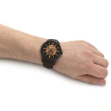 FOSSIL TOWNSMAN ME3155 BROWN LEATHER MEN WATCH