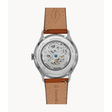 FOSSIL FORRESTER ME3179 LUGGAGE LEATHER MEN'S WATCH