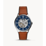 FOSSIL FORRESTER ME3179 LUGGAGE LEATHER MEN'S WATCH