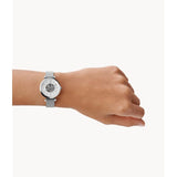Fossil Carlie Mini Automatic Stainless Steel Mesh Women's Watch ME3189