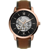 FOSSIL NEUTRA ME3195 BROWN LEATHER MEN'S WATCH