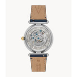 FOSSIL LYRIC ME3199 NAVY LEATHER STRAP WOMEN'S WATCH