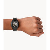 FOSSIL ME3203 INSCRIPTION ANALOG MEN'S WATCH