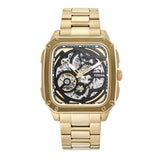 FOSSIL ME3204 GOLD STAINLESS STEEL MEN WATCH