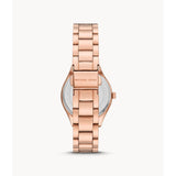 MICHAEL KORS LAURYN QUARTZ CRYSTAL ROSE GOLD-TONE LADIES WATCH AND BRACELET SET MK1038