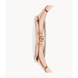 MICHAEL KORS LAURYN QUARTZ CRYSTAL ROSE GOLD-TONE LADIES WATCH AND BRACELET SET MK1038