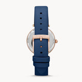 MICHAEL KORS MK2915 PARKER MULTIFUNCTION NAVY LEATHER WOMEN'S WATCH