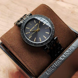 MICHAEL KORS MK3337 BLACK STAINLESS STEEL LADIES WATCH