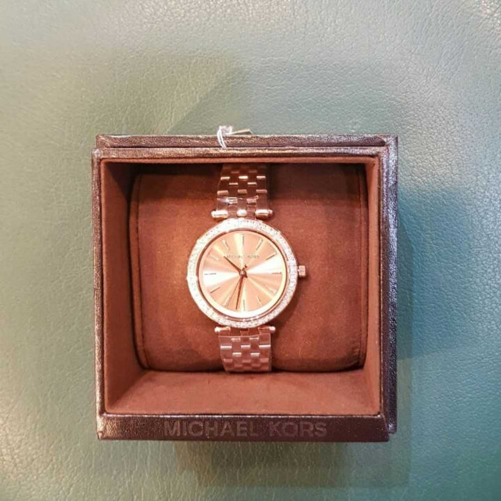 MICHAEL KORS MINI DARCI MK3366  ROSE GOLD STAINLESS STEEL WOMEN'S WATCH - H2 Hub Watches