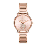 MICHAEL KORS PORTIA ROSE GOLD MK3640 WOMEN'S WATCH - H2 Hub Watches
