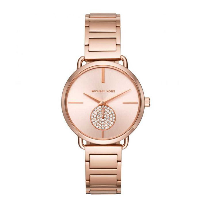 MICHAEL KORS PORTIA ROSE GOLD MK3640 WOMEN'S WATCH - H2 Hub Watches