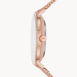 MICHAEL KORS PYPER TWO-HAND ROSE GOLD-TONE STAINLESS STEEL WOMEN'S WATCH MK4588