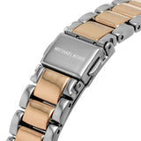 Michael Kors Analog White Dial And Two-Tone Stainless Steel Strap Women Watch MK4667