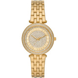 Michael Kors Darci Gold Dial And Stainless Steel Strap Women Watch MK4673