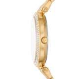Michael Kors Darci Gold Dial And Stainless Steel Strap Women Watch MK4673