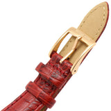 Michael Kors Emery White Dial And Red Leather Strap Women Watch MK4689