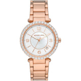 Michael Kors Parker Lux Rose Gold Stainless Steel Strap Women Watch MK4695
