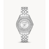 Michael Kors Harlowe Silver Dial And Stainless Steel Strap Women Watch MK4708