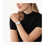 Michael Kors Harlowe Silver Dial And Stainless Steel Strap Women Watch MK4708