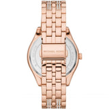 Michael Kors Harlowe Rose Gold Dial Stainless Steel Strap Women Watch MK4710