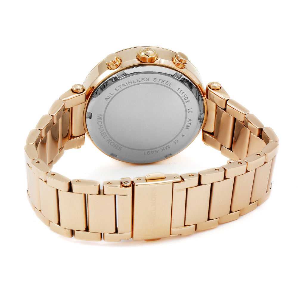 MICHAEL KORS PARKER ROSE GOLD TONE GLITZ MK5491 WOMEN'S WATCH - H2 Hub Watches