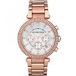 MICHAEL KORS PARKER ROSE GOLD TONE GLITZ MK5491 WOMEN'S WATCH - H2 Hub Watches