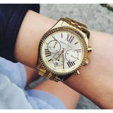 MICHAEL KORS PARKER MK5556 LEXINGTON CHAMPAGNE STAINLESS STEEL WOMEN'S WATCH