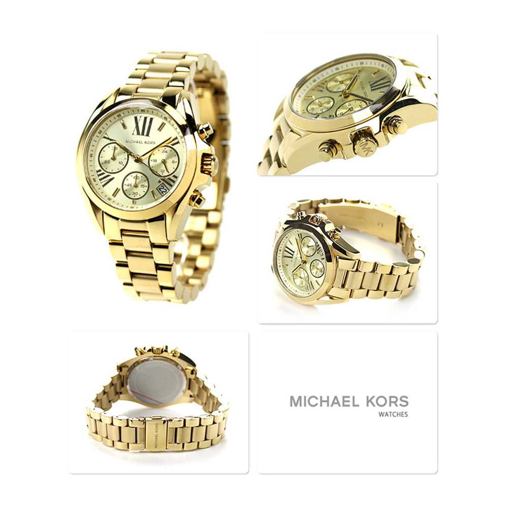 MICHAEL KORS MK5798 BRADSHAW CHRONOGRAPH WOMEN'S WATCH - H2 Hub Watches