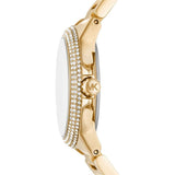 Michael Kors Camille Green Dial And Gold Stainless Steel Women Watch MK6981