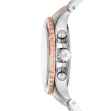 Michael Kors Chronograph Two-Tone Stainless Steel Strap Women Watch MK7214